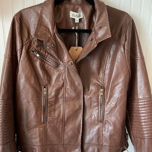 Faux Leather Jacket